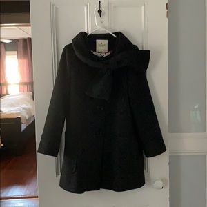 Kate Spade wool swing coat grey size small